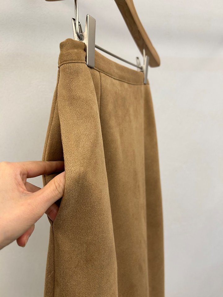 Suede Pencil Skirt by Merry J for Women - view 11