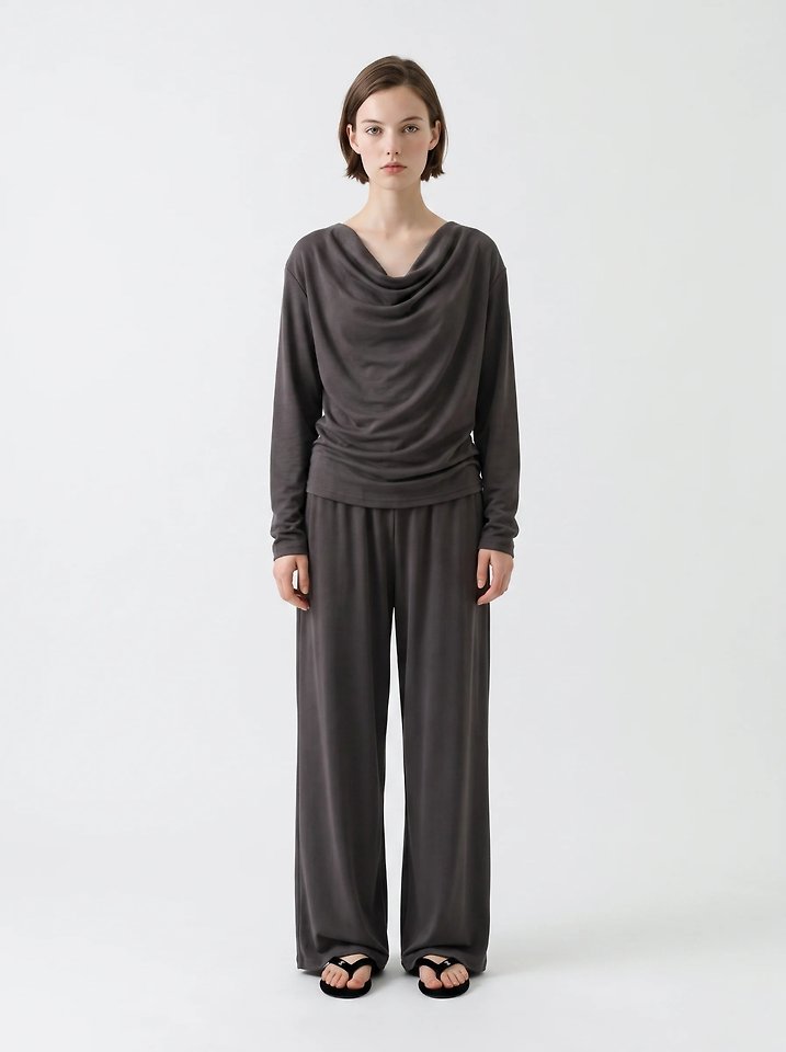 Renoa Cowl Tee + Renoa Culotte Pants by Merry J for Women - view 1