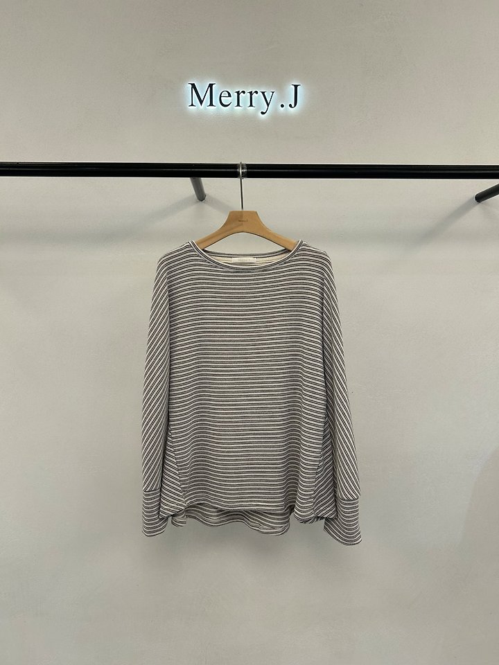Latte Striped Tee by Merry J for Women - view 8