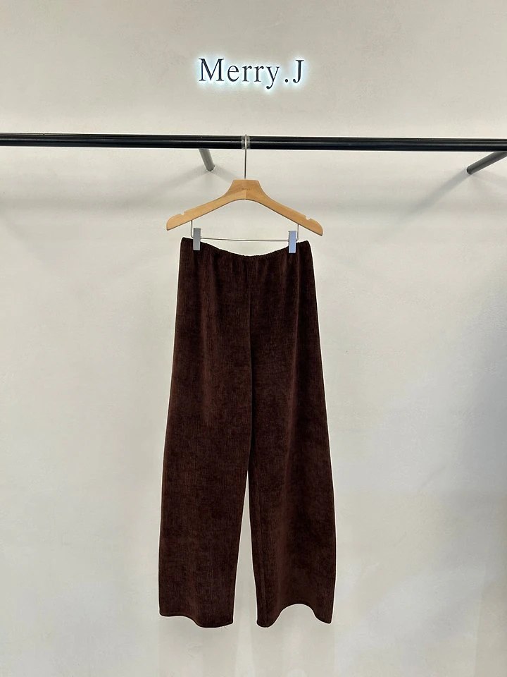 Velour Pleated Pants by Merry J for Women - view 5