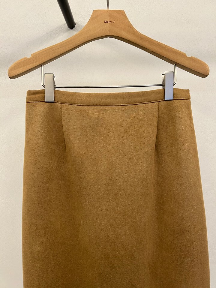 Suede Pencil Skirt by Merry J for Women - view 6