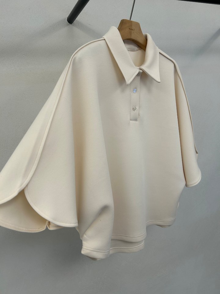 Marron Cushion Collar Blouse + Marron Cushion Pin-Tuck Pants by Merry J for Women - view 8