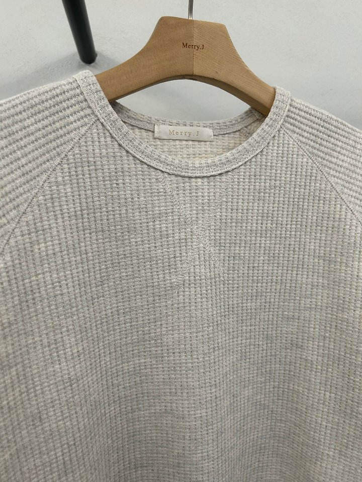 Waffle Sweatshirt + Waffle Box-Pleated Pants by Merry J for Women - view 9
