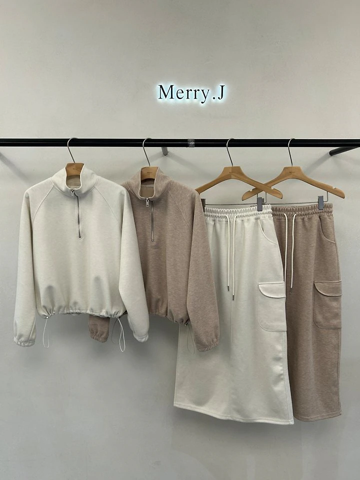 Ellie String Half-Zip Top + Ellie Pocket Skirt by Merry J for Women - view 4