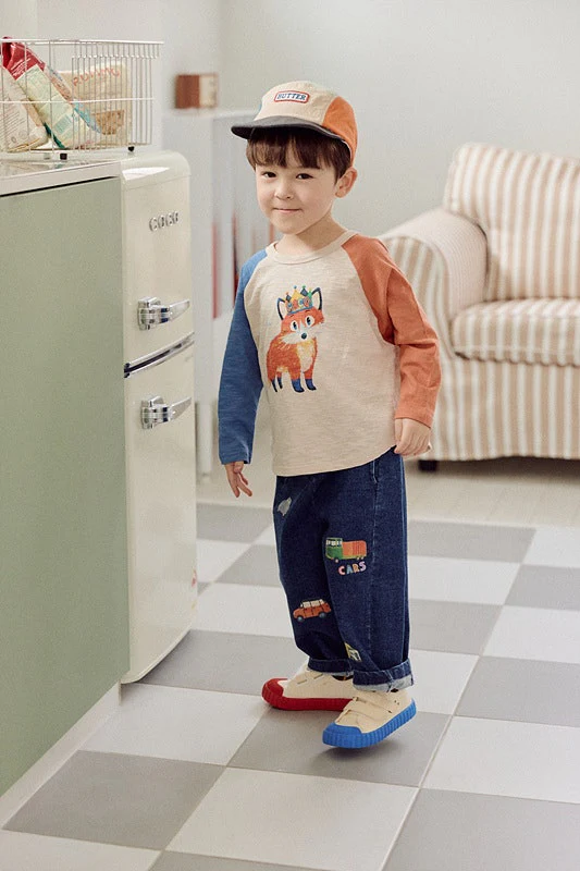 New Cargo Stretch Denim Pants by Mimico for Child - view 4