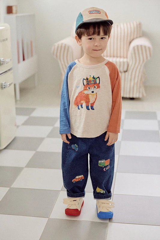 New Cargo Stretch Denim Pants by Mimico for Child - view 5