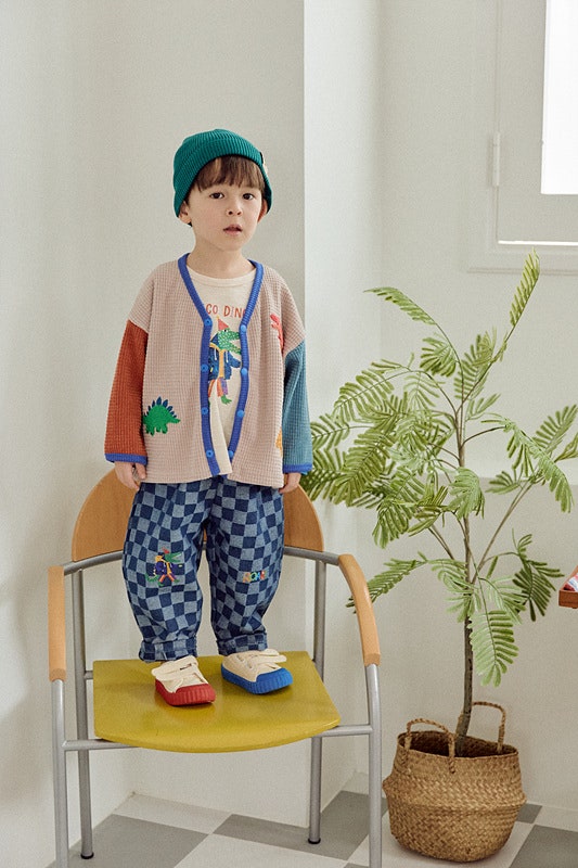 Check Denim Pants by Mimico for Child - view 10
