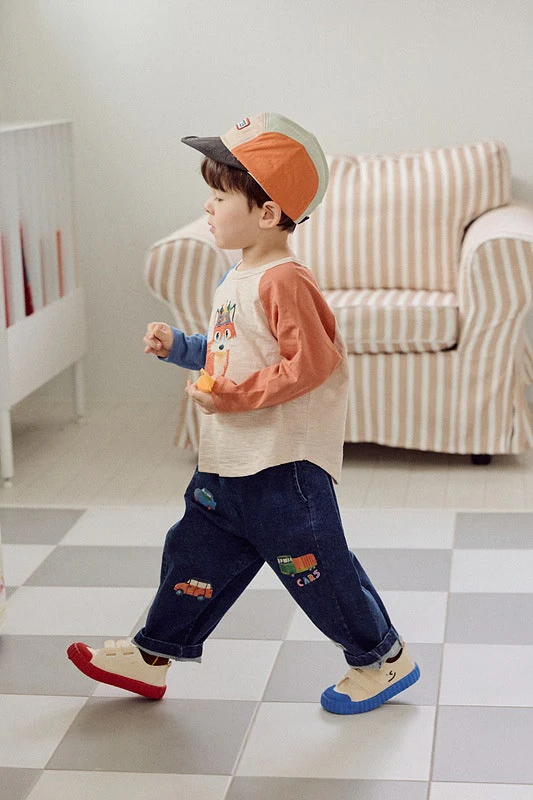 New Cargo Stretch Denim Pants by Mimico for Child - view 2