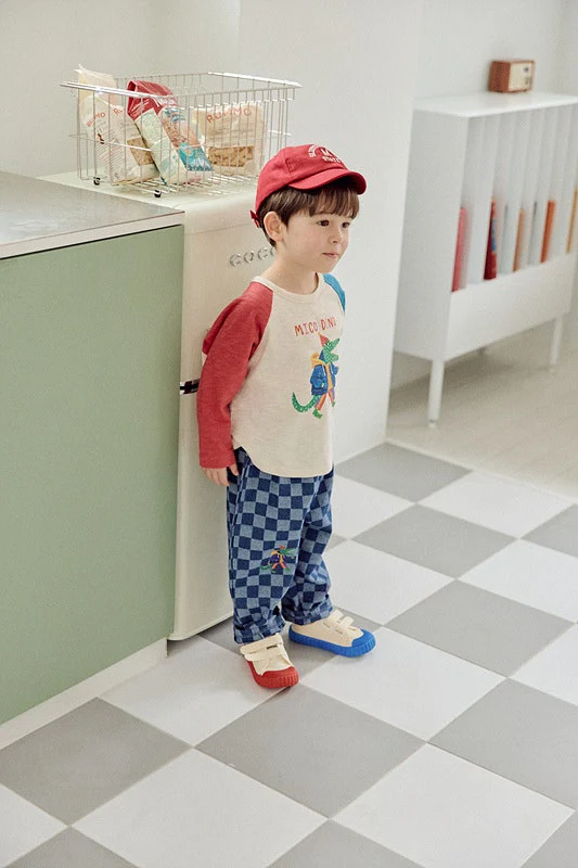 Check Denim Pants by Mimico for Child - view 6