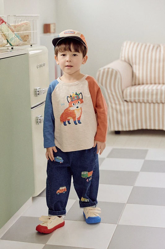 New Cargo Stretch Denim Pants by Mimico for Child - view 3