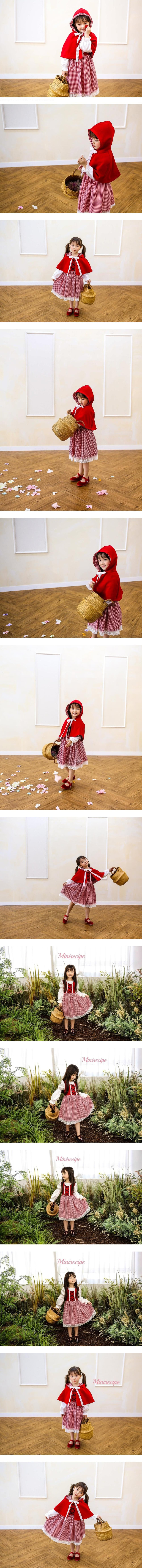 Red Riding Hood Cha Cha Cape by Mini Recipe for Child - view 1