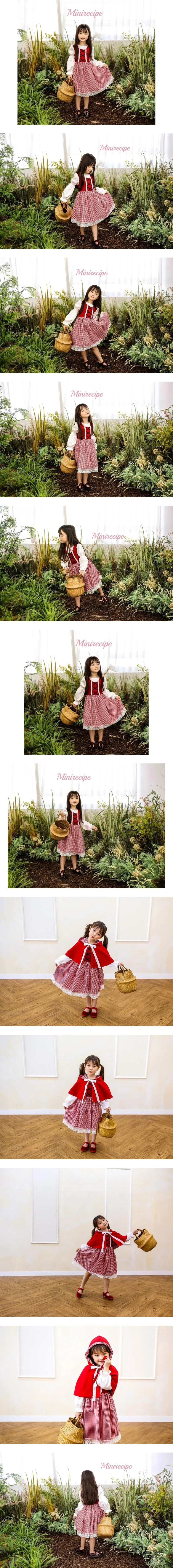 Red Riding Hood Cha Cha Dress by Mini Recipe for Child - view 1