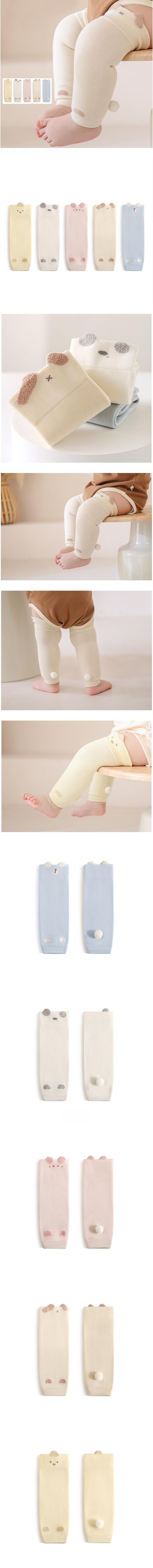 Animal Pompom Leg Warmers by Miso for Baby - view 1