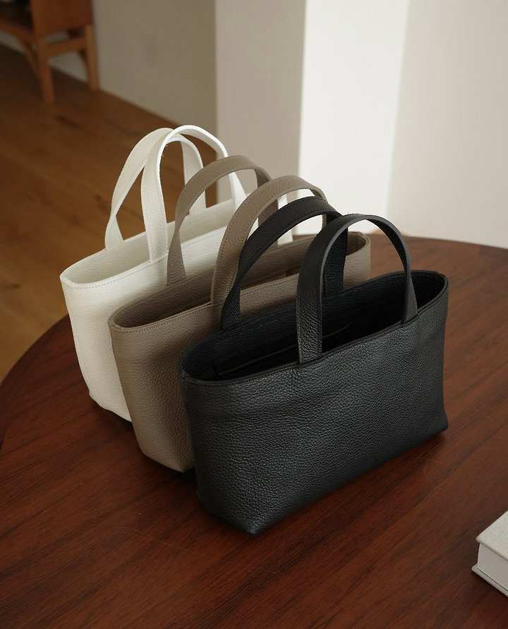 Row wide leather bag by Moani for Women - view 8