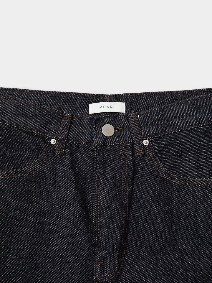 curved denim pants by Moani for Women - view 8