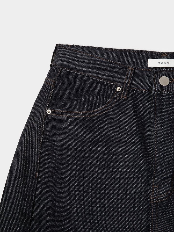 curved denim pants by Moani for Women - view 9