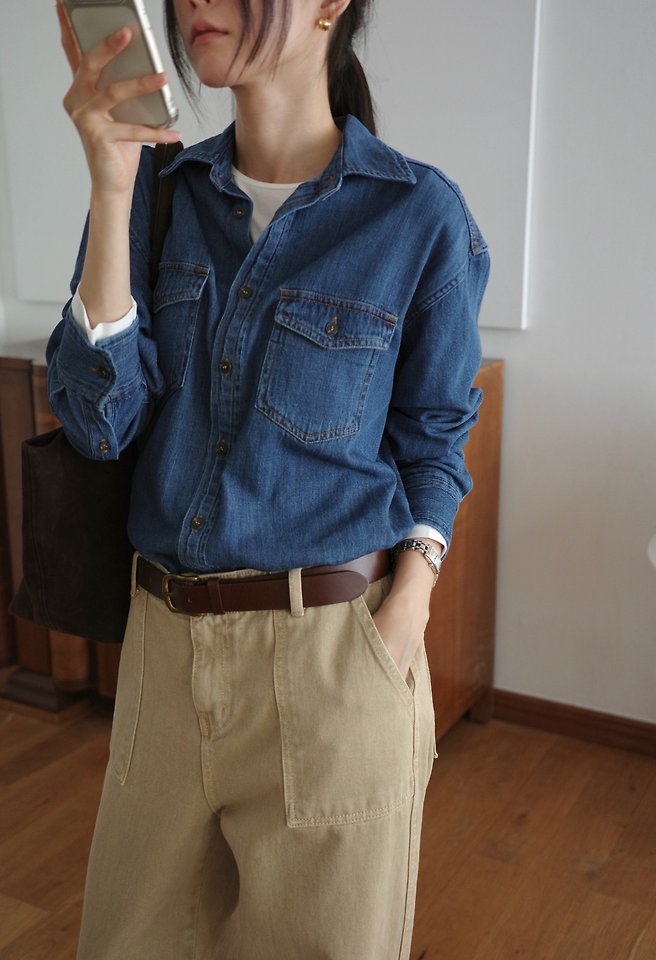 Western denim shirts  by Moani for Women - view 2