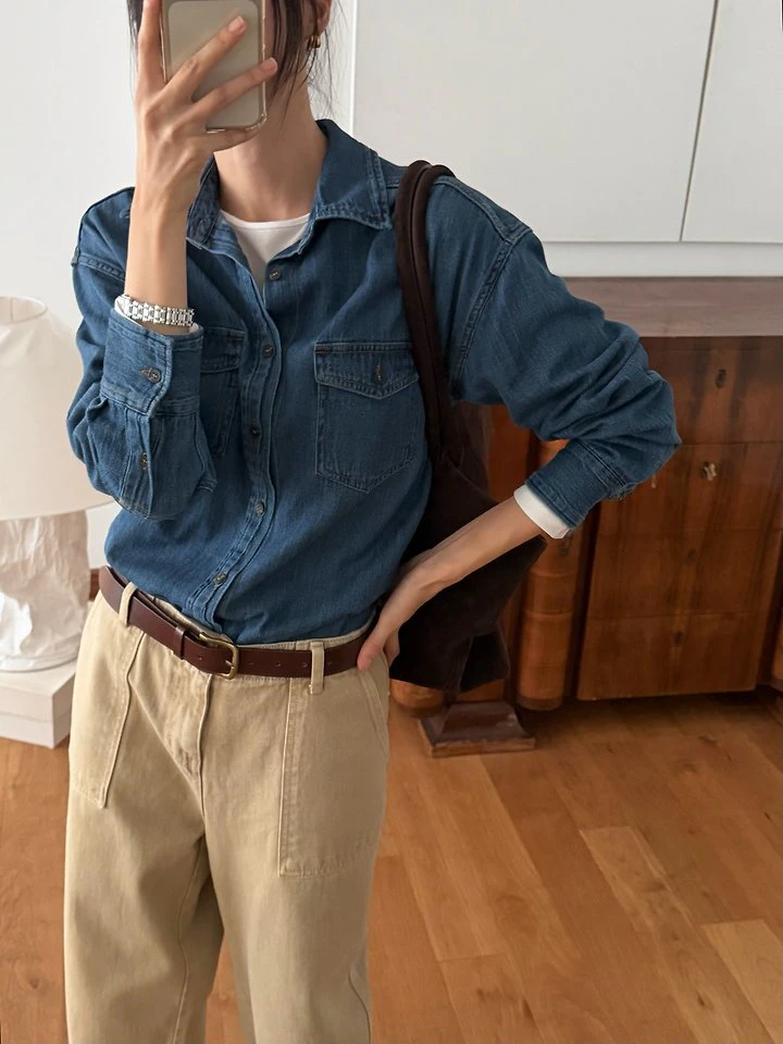 Western denim shirts  by Moani for Women - view 4