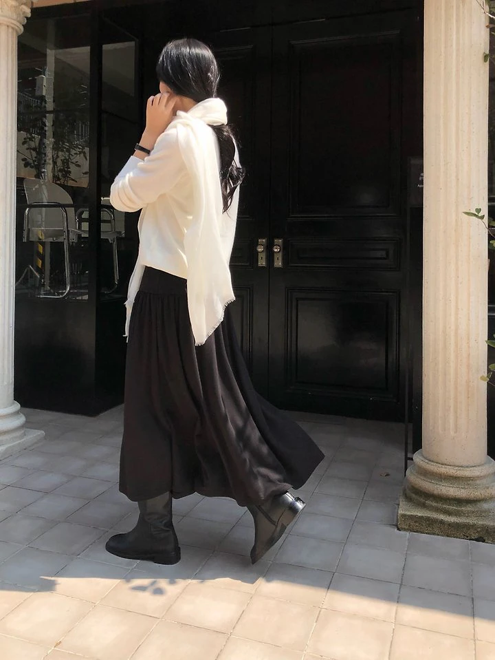 Shirring banded skirt by Moani for Women - view 1