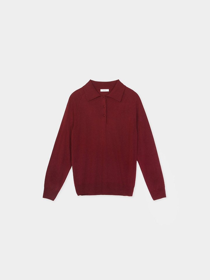 Silk wool collar button knit by Moani for Women - view 10