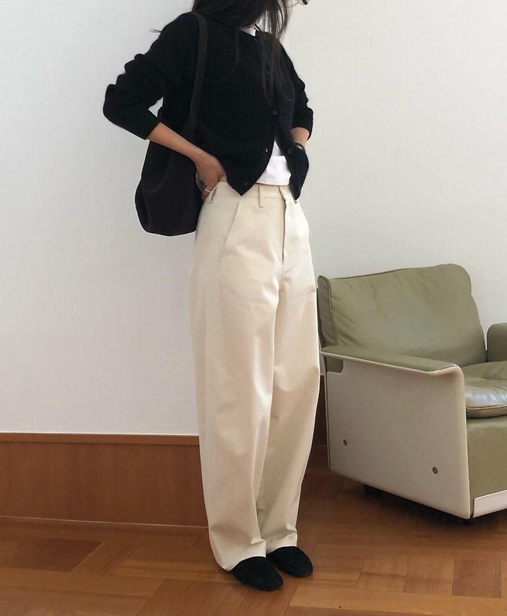 Autumn cotton barrel pants by Moani for Women - view 7