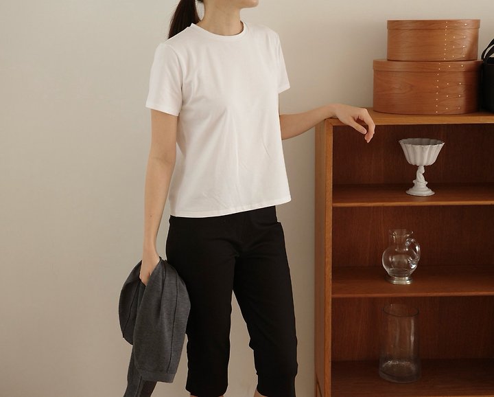 row back line half sleeve tee   by Moani for Women - view 6