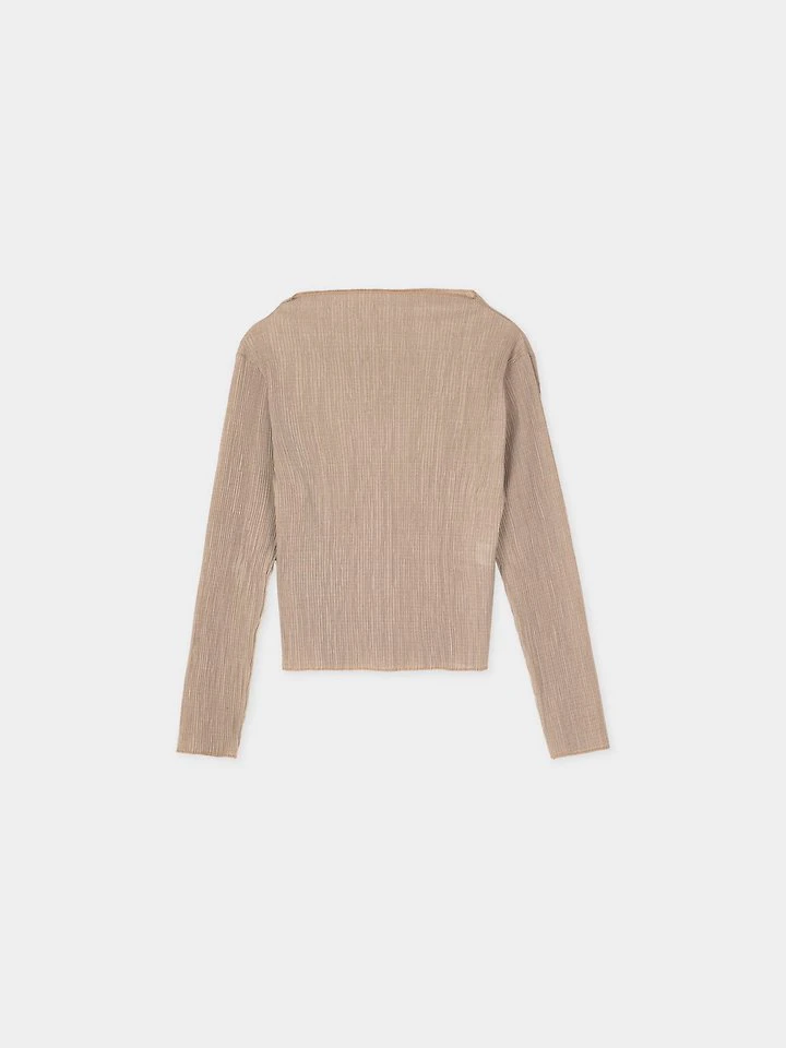 Pleats mok-neck blouse by Moani for Women - view 9