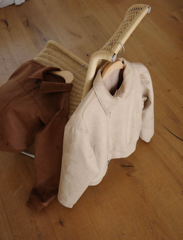 Suede bomber jacket by Moani for Women - view 7