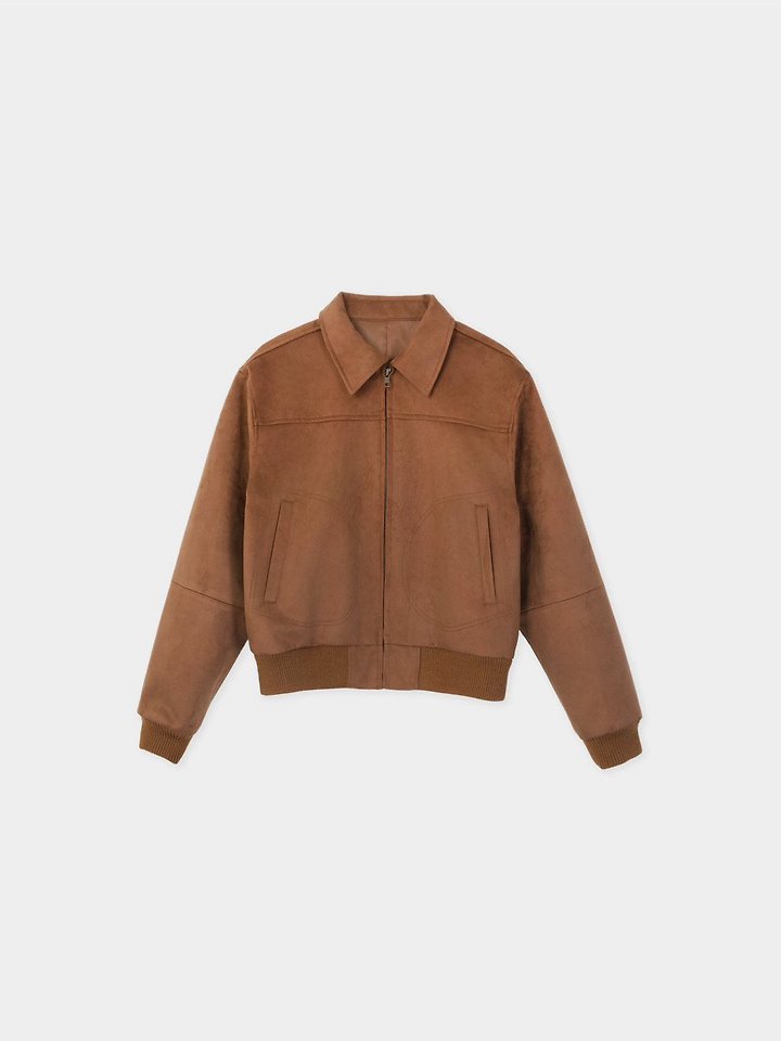 Suede bomber jacket by Moani for Women - view 9