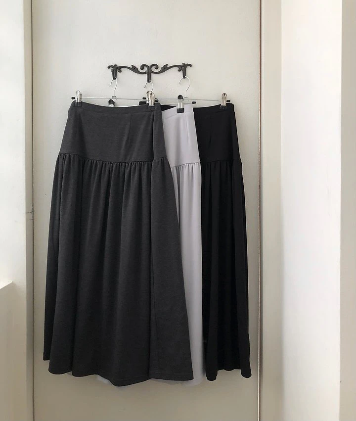 Shirring banded skirt by Moani for Women - view 8
