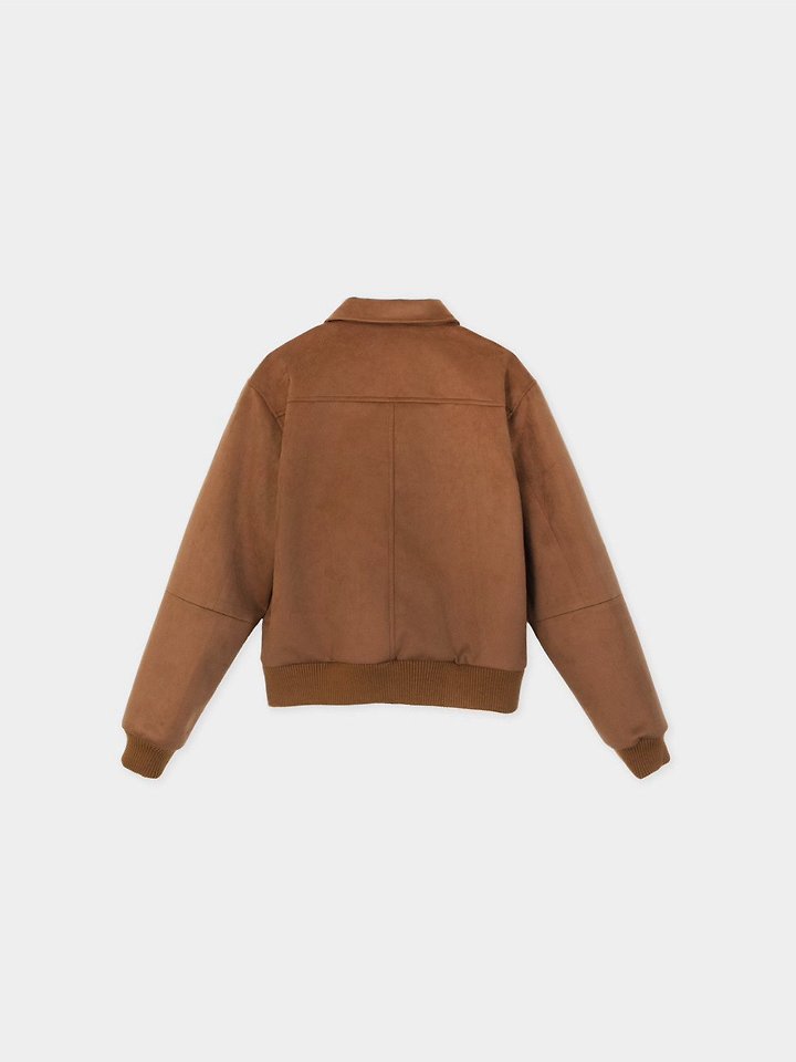 Suede bomber jacket by Moani for Women - view 12
