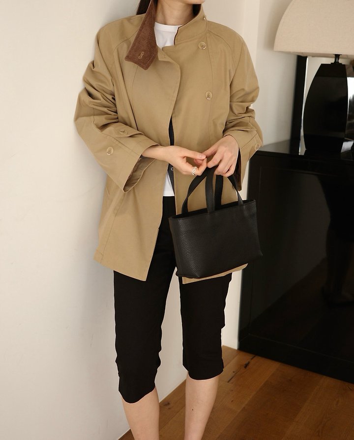 High neck half trench coat by Moani for Women - view 6
