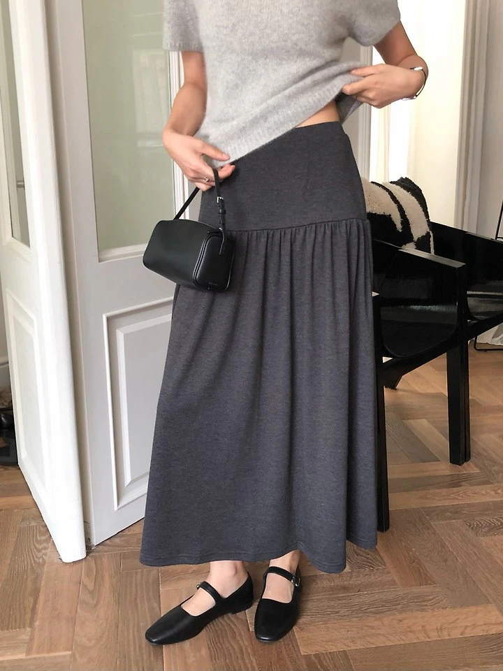 Shirring banded skirt by Moani for Women - view 4