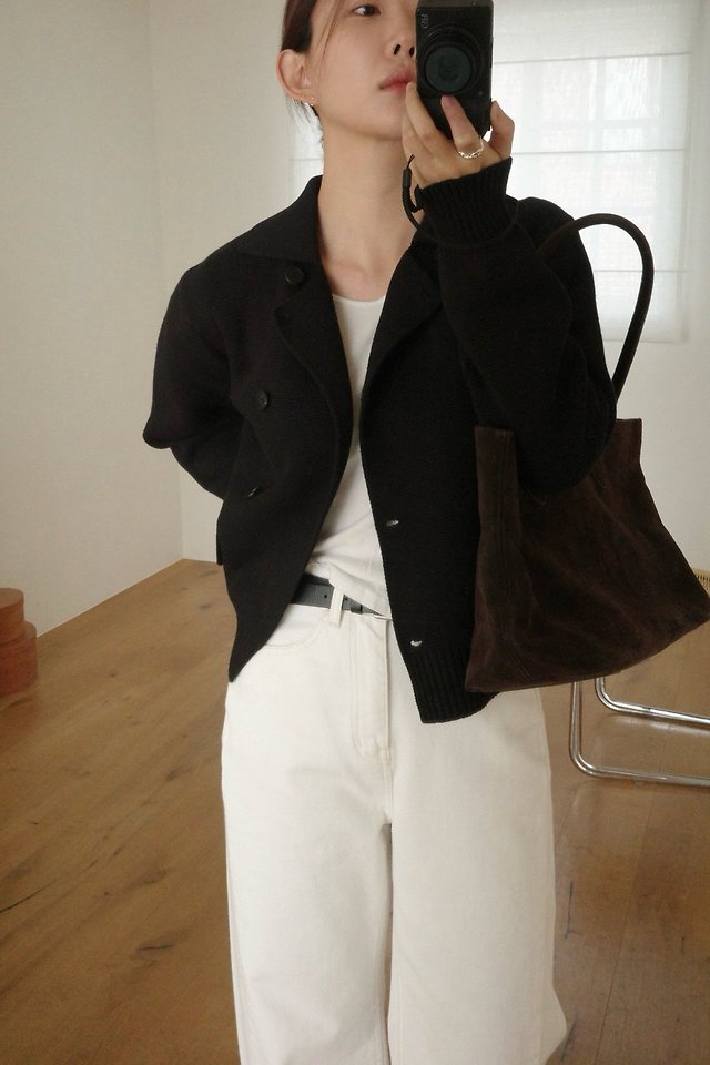 Double button knit cardigan   by Moani for Women - view 1