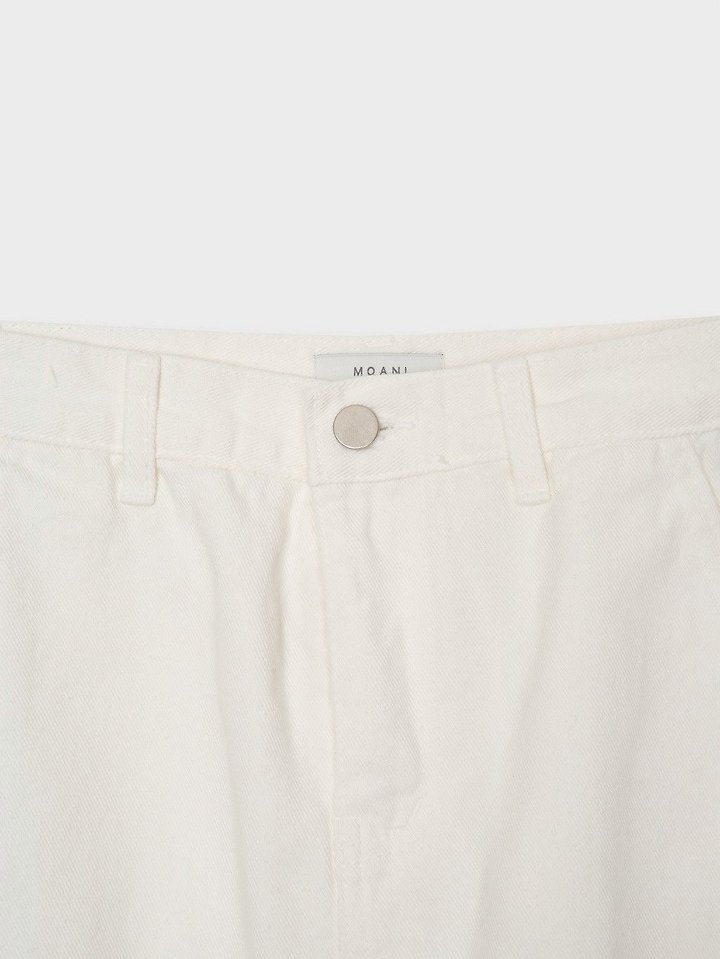 Fave back slit denim skirt by Moani for Women - view 7