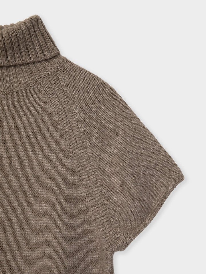 mink cashmere turtle-neck half knit top by Moani for Women - view 12