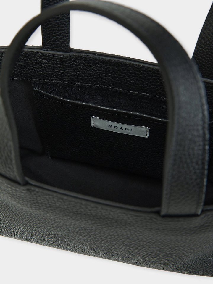 Row wide leather bag by Moani for Women - view 7