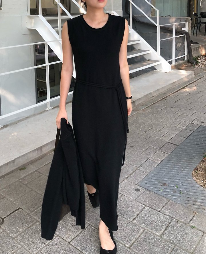 Raccoon sleeveless lobe dress by Moani for Women - view 1