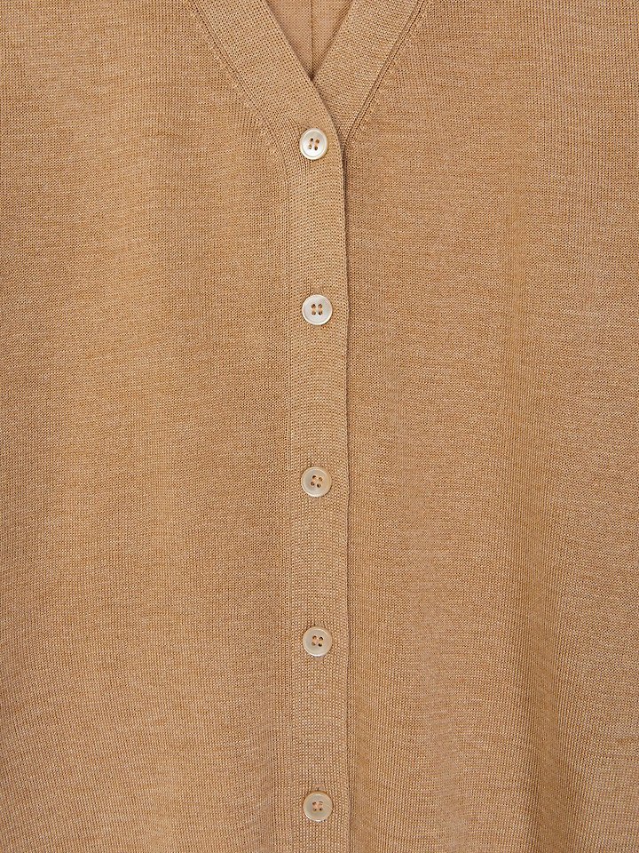 Silkwool V neck cardigan by Moani for Women - view 12