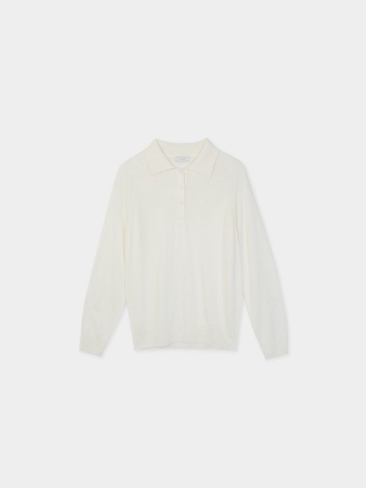Silk wool collar button knit by Moani for Women - view 11