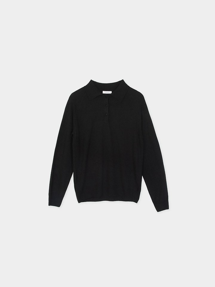 Silk wool collar button knit by Moani for Women - view 9