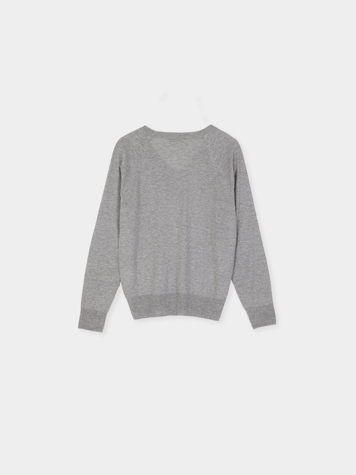 Silk wool V neck knit by Moani for Women - view 12