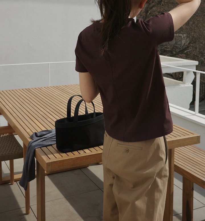 row back line half sleeve tee   by Moani for Women - view 5