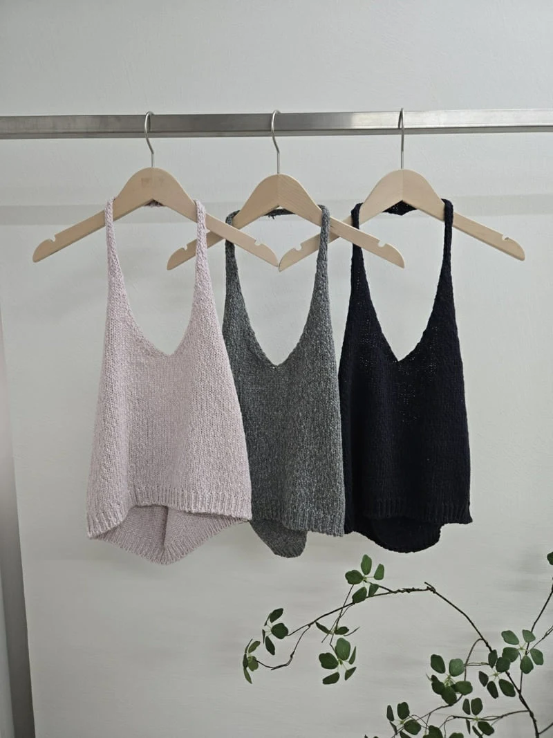 Popcorn Holter Knit Top by Most for Women - view 12