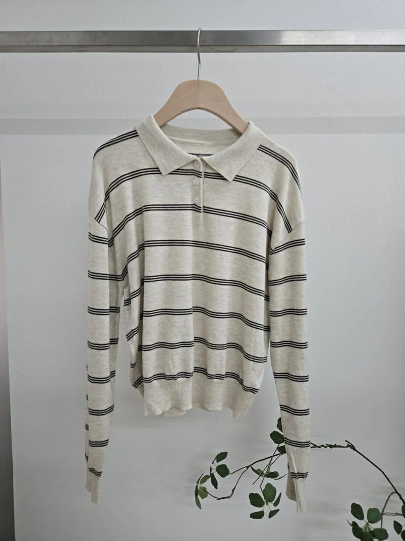 Daily Collar Knit Top by Most for Women - view 10