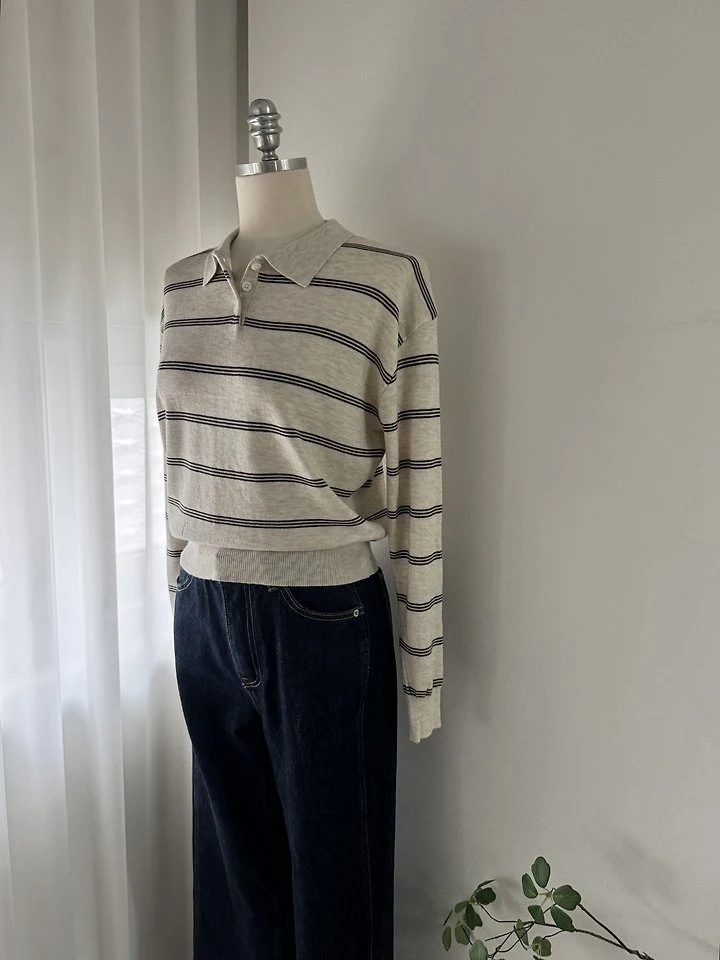 Daily Collar Knit Top by Most for Women - view 2