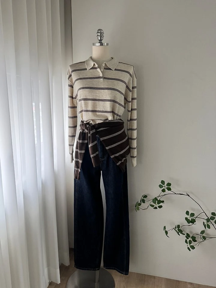 Daily Collar Knit Top by Most for Women - view 4