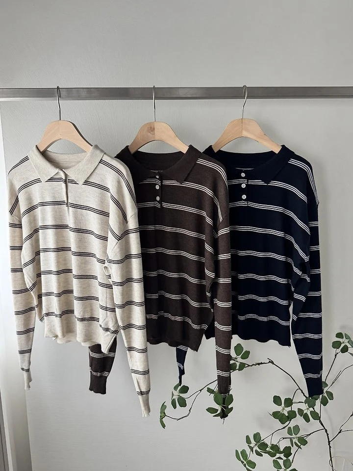 Daily Collar Knit Top by Most for Women - view 6