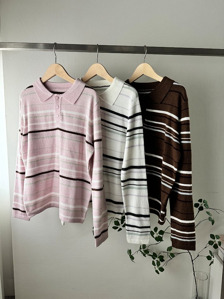 Apple Stripe Knit Pullover by Most for Women - view 11