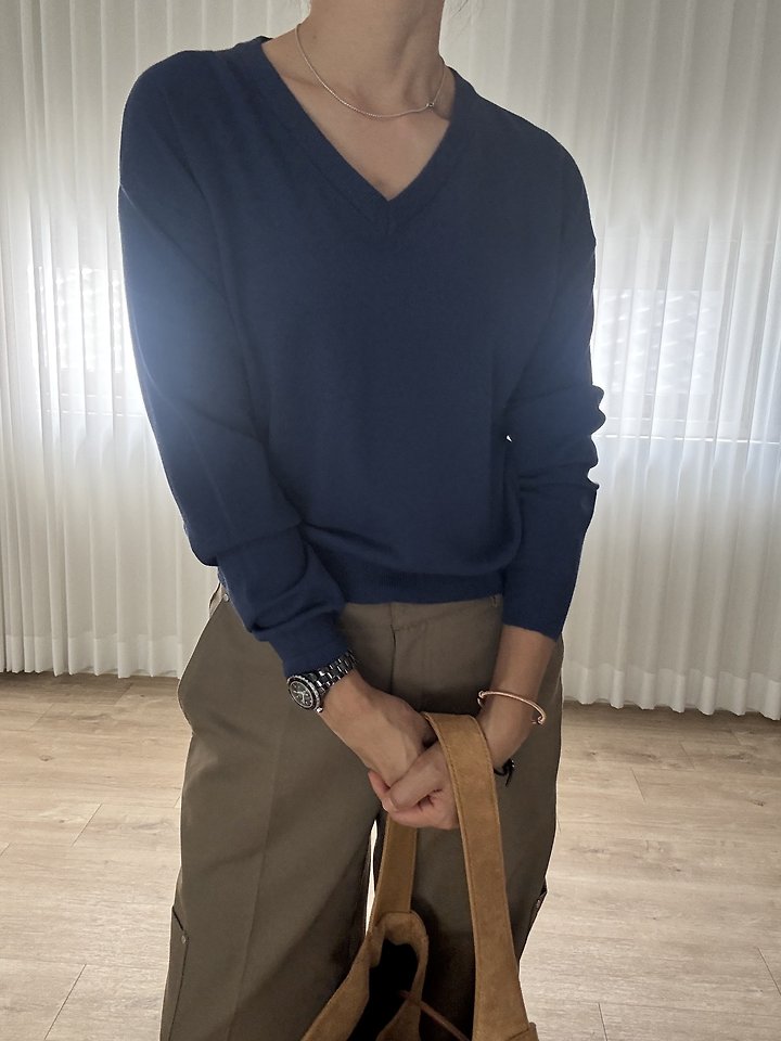 Bay V-neck Knit Top by Most for Women - view 5